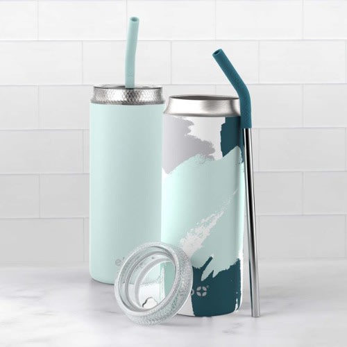 Ello Fizz Vacuum Insulated Stainless Steel Tumbler - 2pieces - 20oz