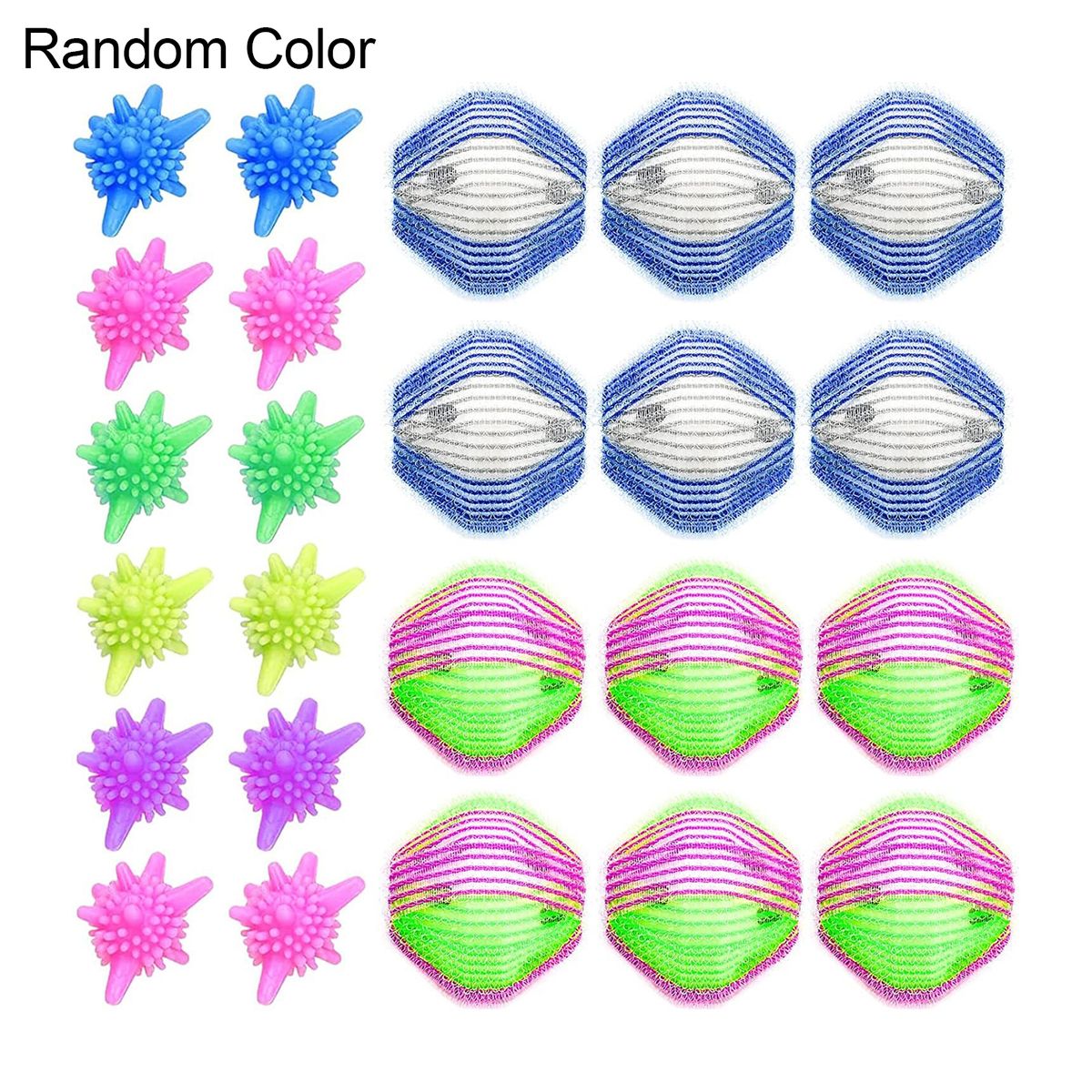 24Pcs Cleaning Ball Washing Machine Cleaning Ball Sets