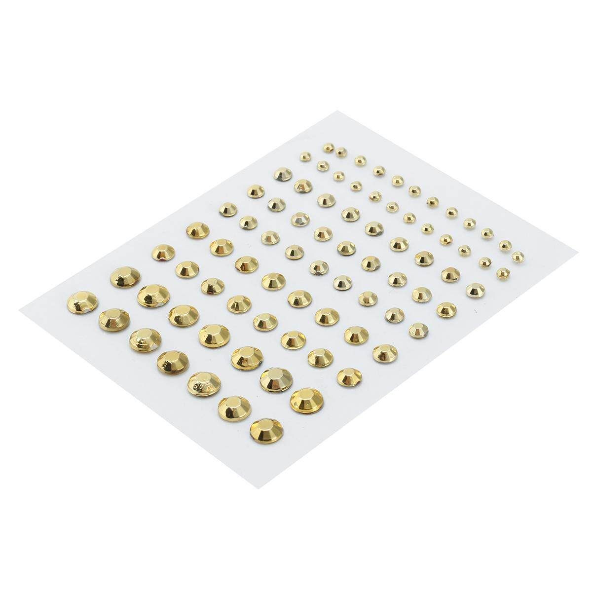 81Pcs Eye Shadow Diamond Glitter Eye Nail Art Jewelry Tattoo Makeup Stickers Aqua