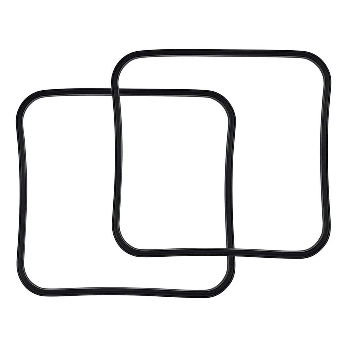 2Pcs Lid Gasket Pool Accessories Soft Lid Washer Black