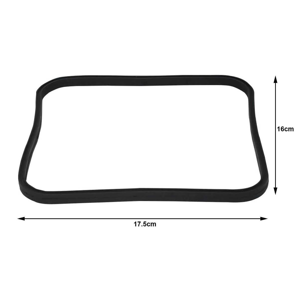 2Pcs Lid Gasket Pool Accessories Soft Lid Washer Black