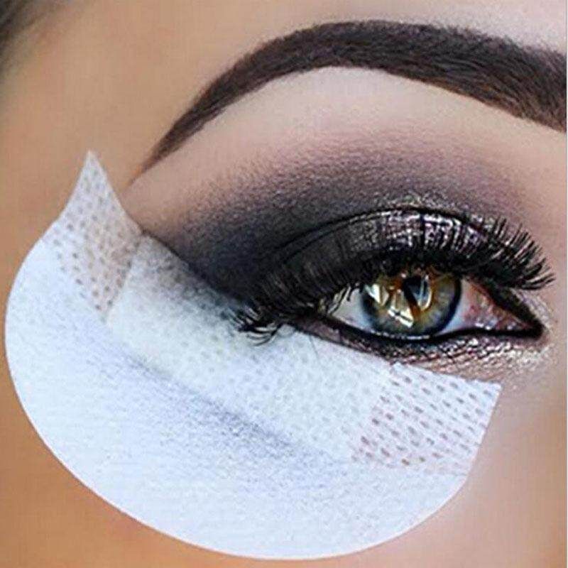 100Pcs Eyelash Pad Under Eye Stickers Makeup Eye Shadow Eyeliner Shields