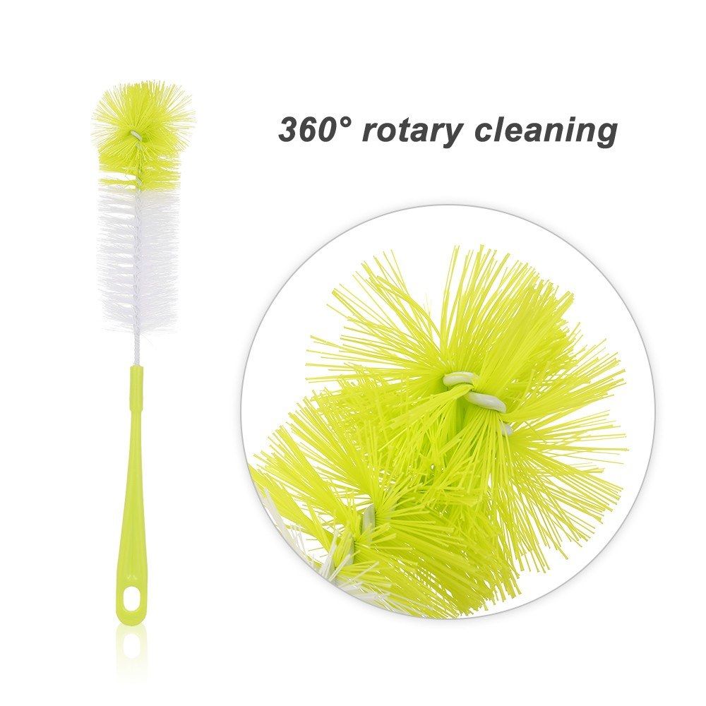 5PCS Cleaning Brushes Bottle Brush Plastic Brush 360-degree
