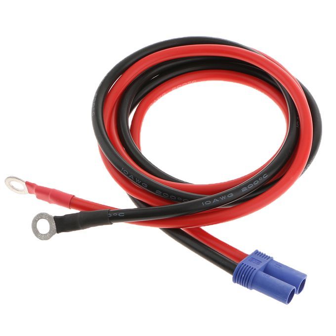 12V-24V EC5 To Ring Terminal Car Emergency Power Adapter Cable 950mm