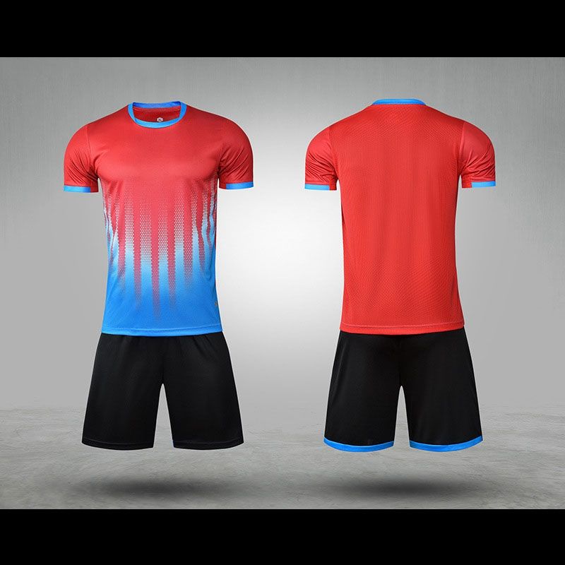 T-shirt Shorts Football Training Kids Men Soccer Jerseys Set