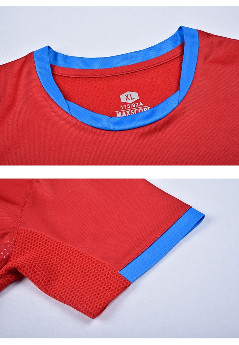 T-shirt Shorts Football Training Kids Men Soccer Jerseys Set