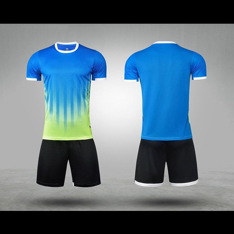 T-shirt Shorts Football Training Kids Men Soccer Jerseys Set
