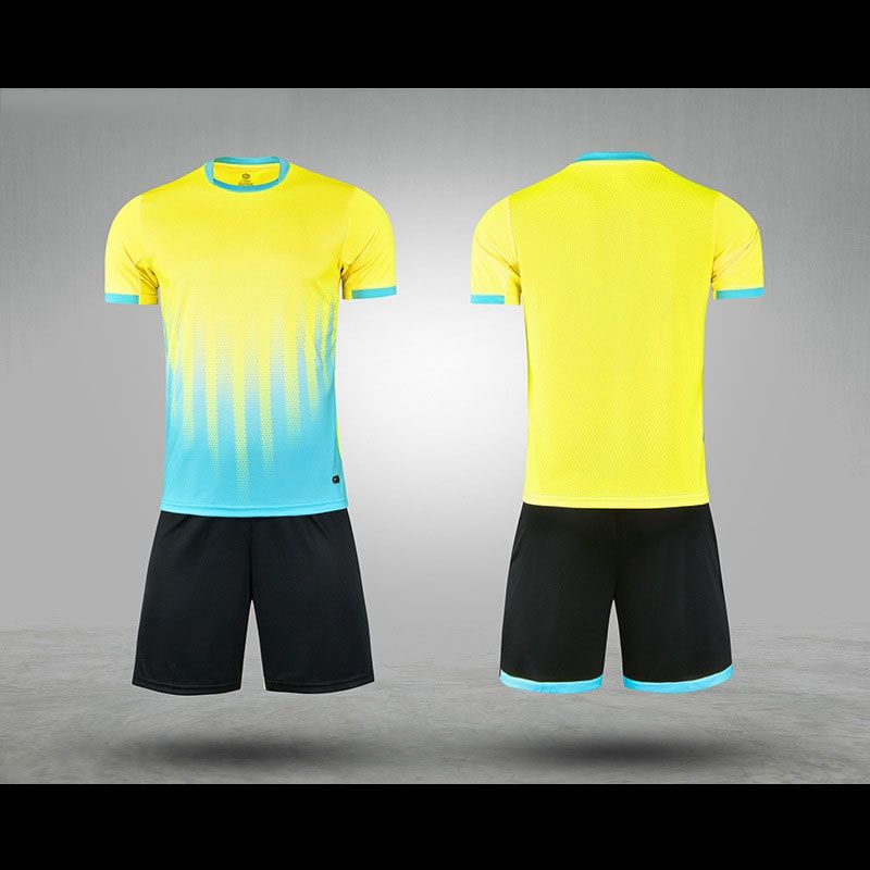T-shirt Shorts Football Training Kids Men Soccer Jerseys Set