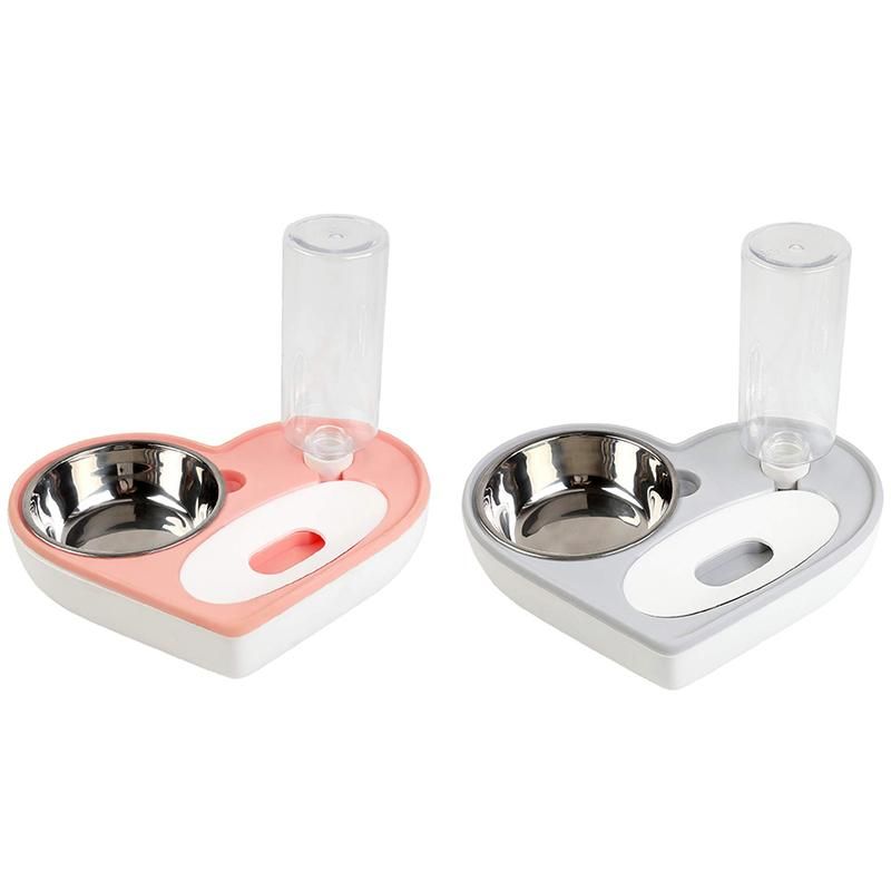 Dog Cat Water and Food Bowl Set,Water Dispenser with