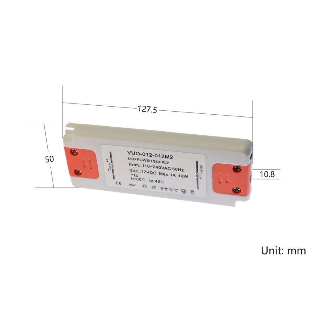 Led Driver Transformer 12w Dc 12V Output 1A Power Adapter