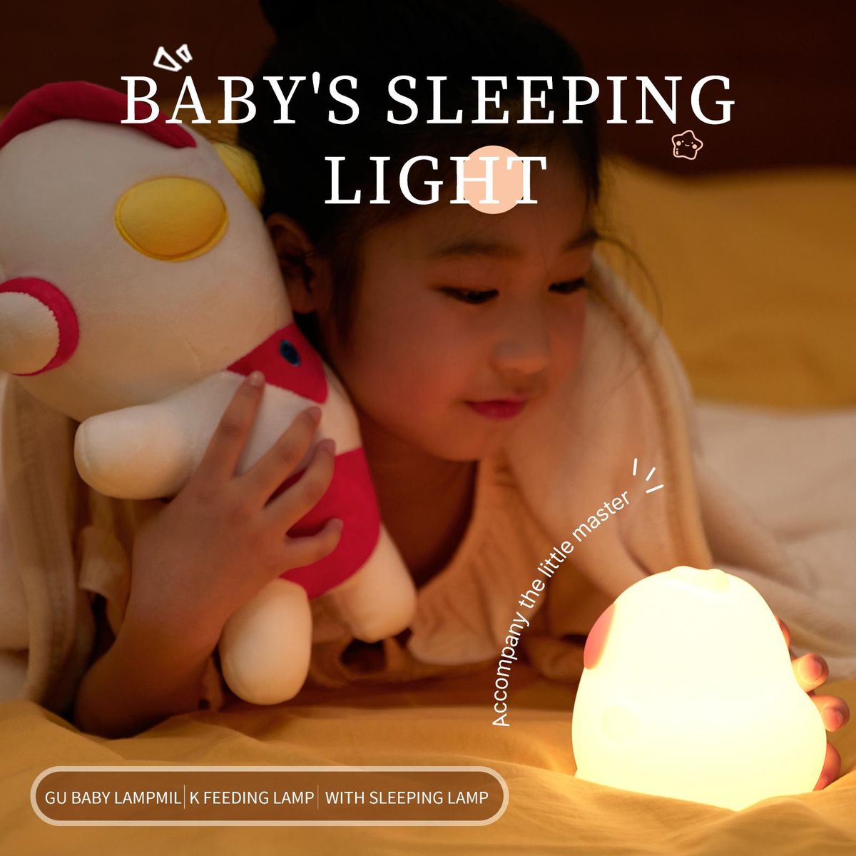 Cute CucKoo Chick Night Light For Kids,Nursery Night Lights With Battery For Bedroom