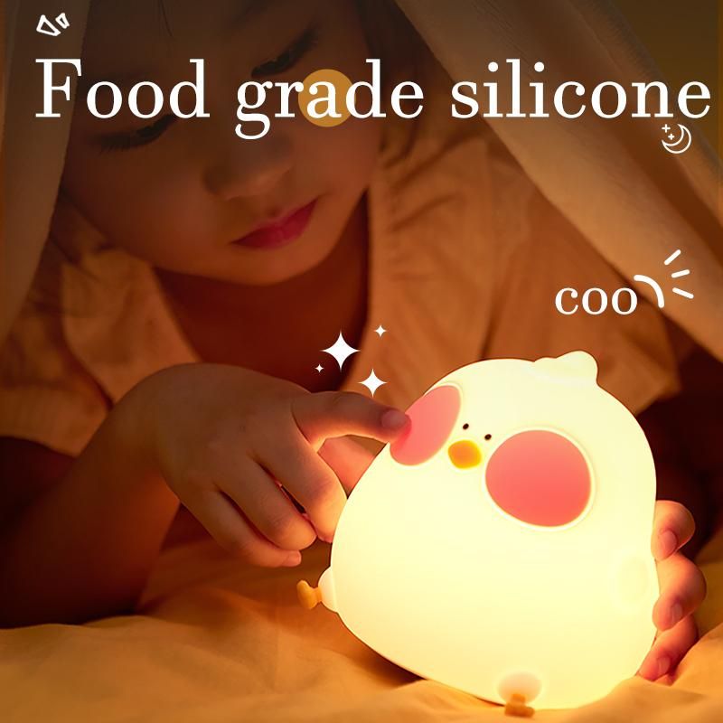Cute CucKoo Chick Night Light For Kids,Nursery Night Lights With Battery For Bedroom