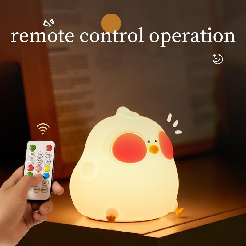 Cute CucKoo Chick Night Light For Kids,Nursery Night Lights With Battery For Bedroom
