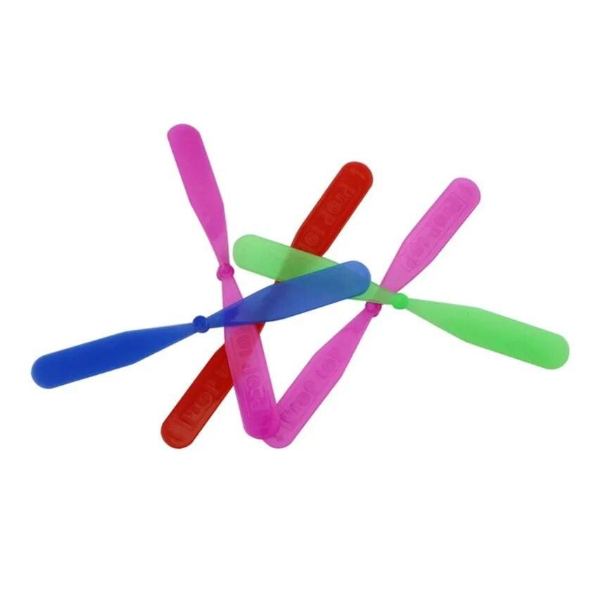 40Pcs Plastic Bamboo Dragonfly Bamboo Flying Stick Toy Hand Push Flying Propeller Outdoor Sports Game Toy Rotating Flying Arrow