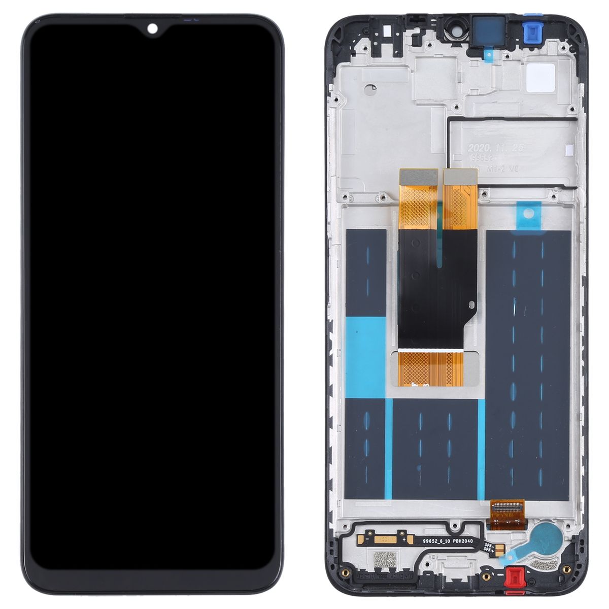 TFT LCD Screen For Nokia G10/G20 Digitizer Fullembly With Frame (Black)