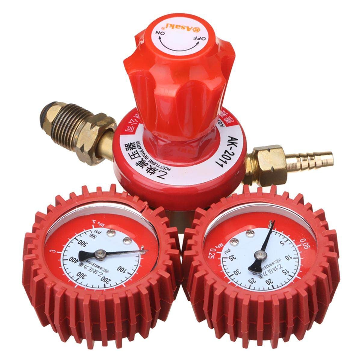 Dual Argon Regulator Welding Acetylene Gas Reducer 5/8inch Torch Cut