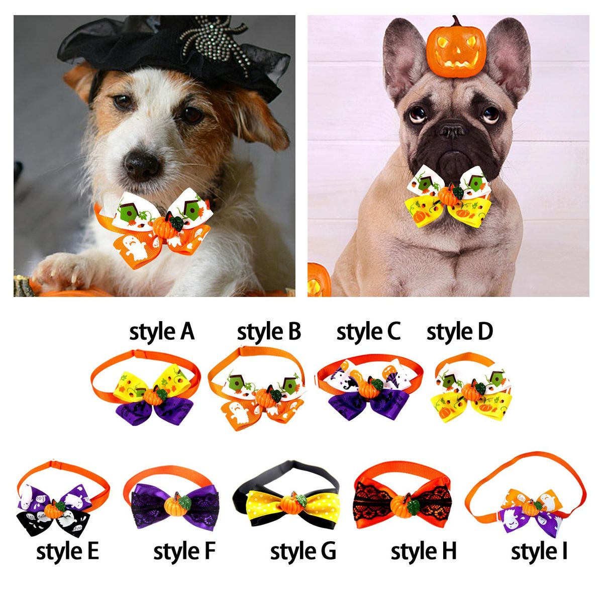 Cat Choker Necklace Cat Bowties Fall Halloween  A
