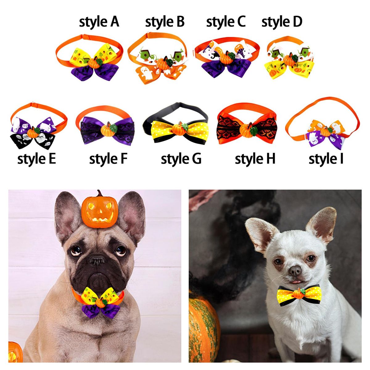 Cat Choker Necklace Cat Bowties Fall Halloween  A