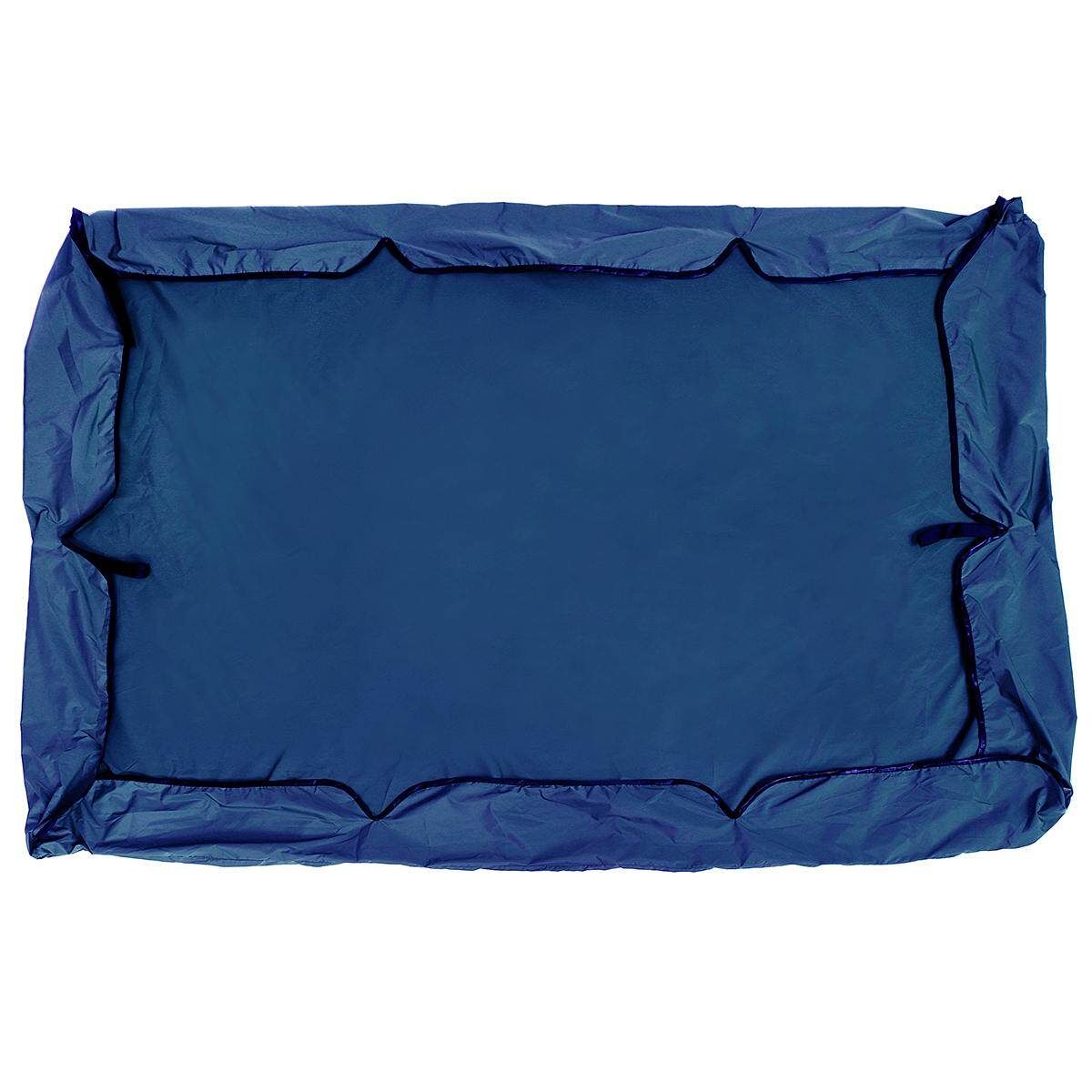 195*125cm Waterproof Swings Top Cover Replacement Canopy Chair UV Protection 2-3 Person Outdoor Patio Blue