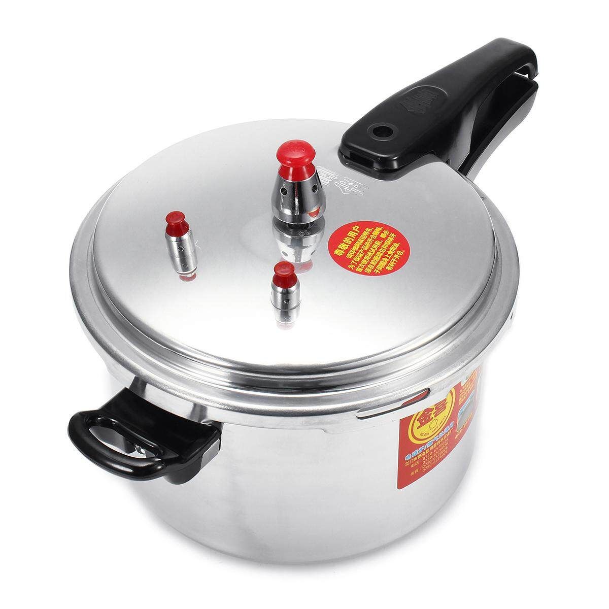 22cm Aluminium Commercial Grade Cooker 3/4/6.3 Litre 3 Style Kitchen Tools General Purpose Of Gas For Induction Cooker 20cm