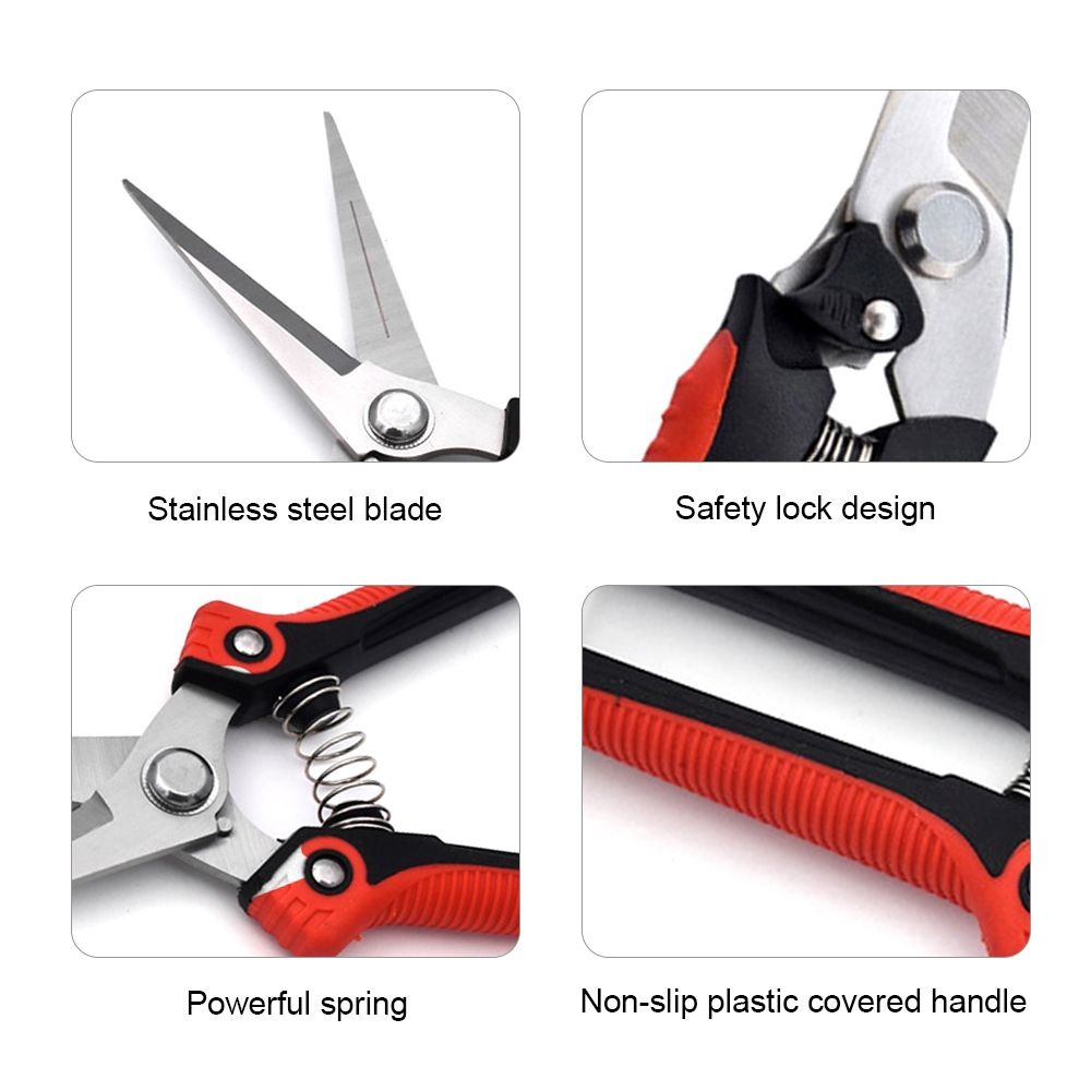 3 PCS Pruning Shears For Gardening Tree Trimming Hand Pruner
