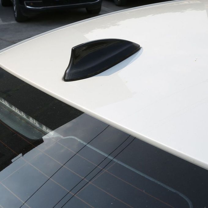 Aerials Cover Trim Detachable Anti-slip Carbon Fiber-Red