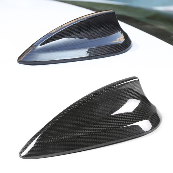 Aerials Cover Trim Detachable Anti-slip Carbon Fiber-Red