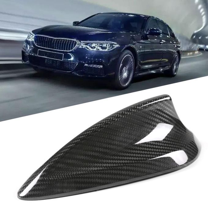 Aerials Cover Trim Detachable Anti-slip Carbon Fiber-Red