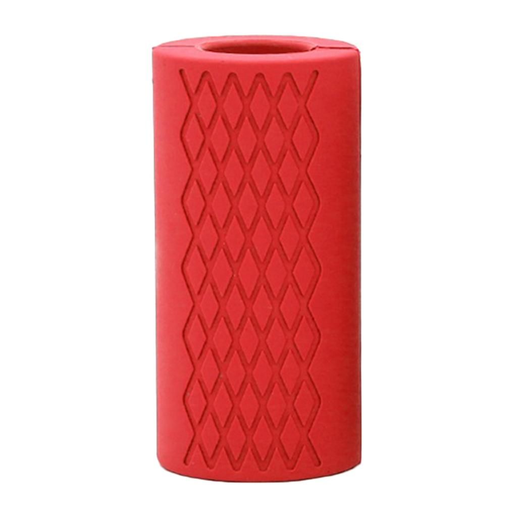 2 Thick  Barbell Grips Gym Arm Wrap Bar Dumbbell Grips Hand Bar