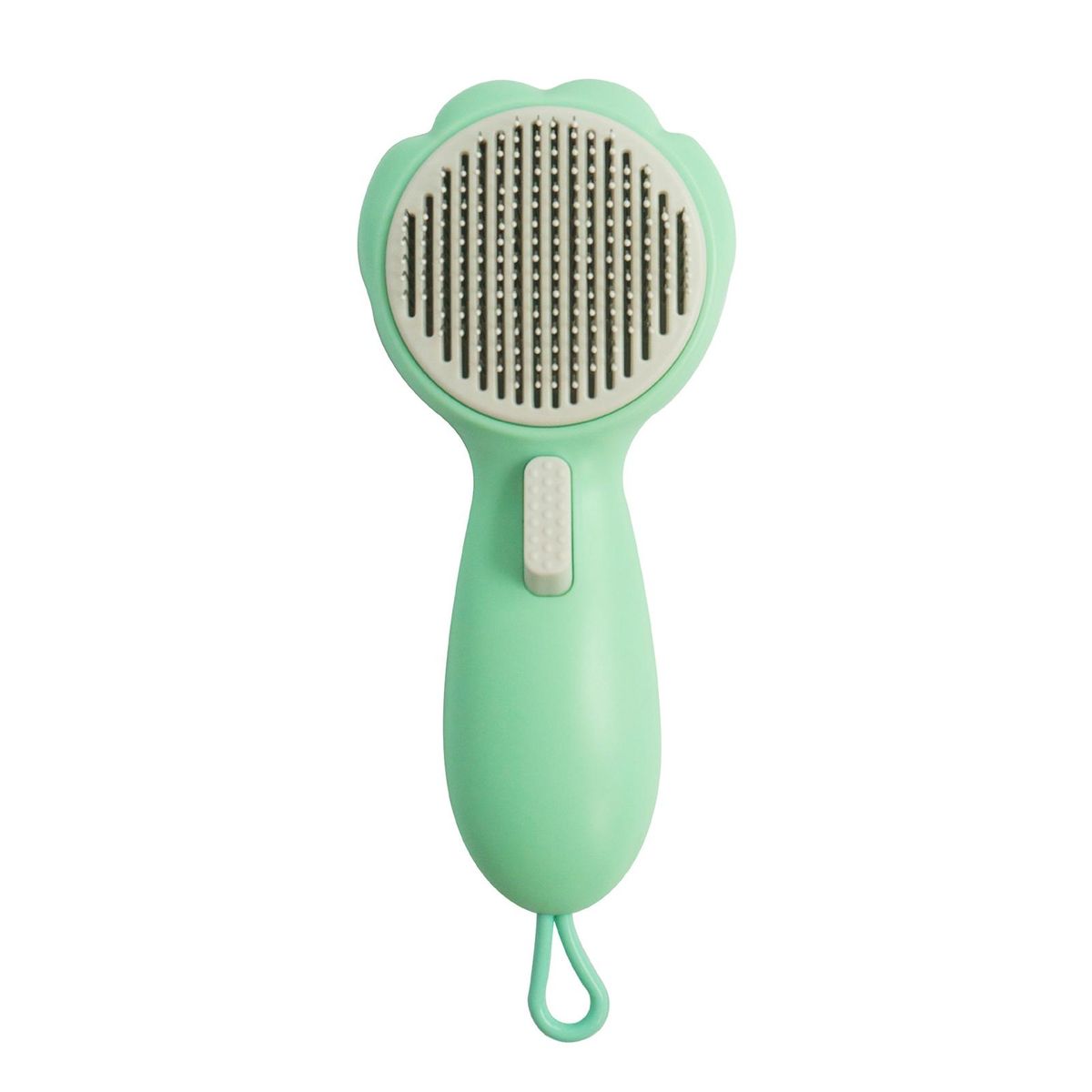 Cat Hair Brush Pet Cat Dog Hair Cleaning Comb Mint Green