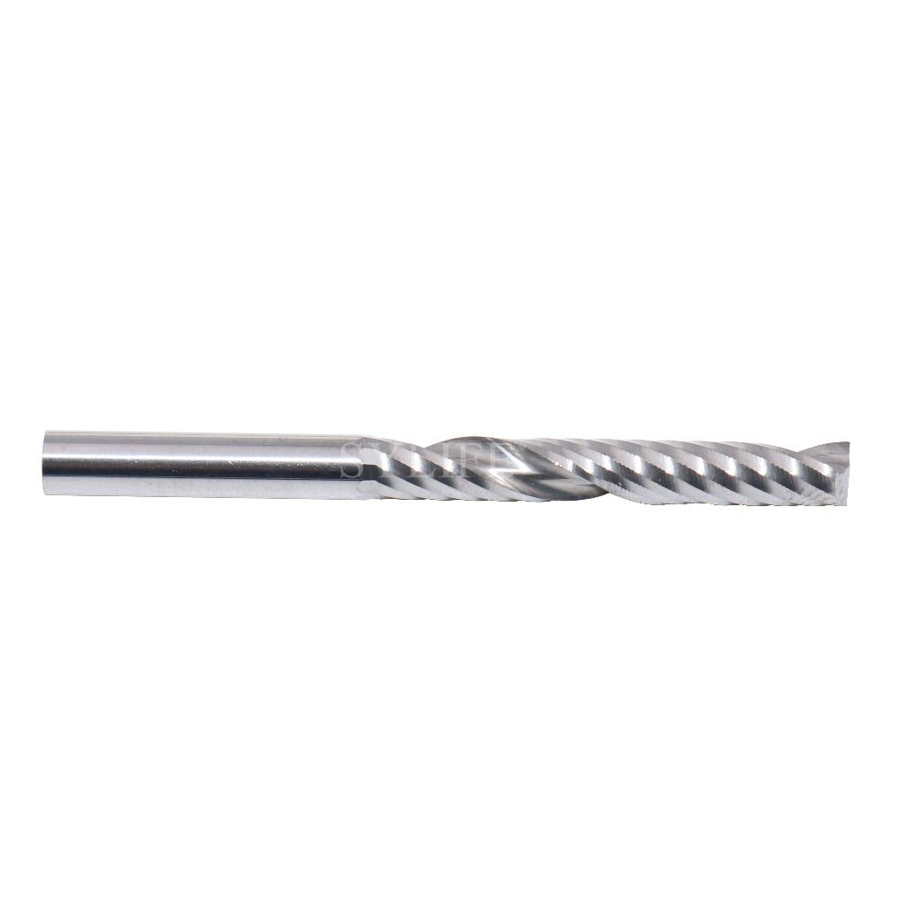10pcs 1/8"" 22mm Single Flute Spiral Router Bits Fi