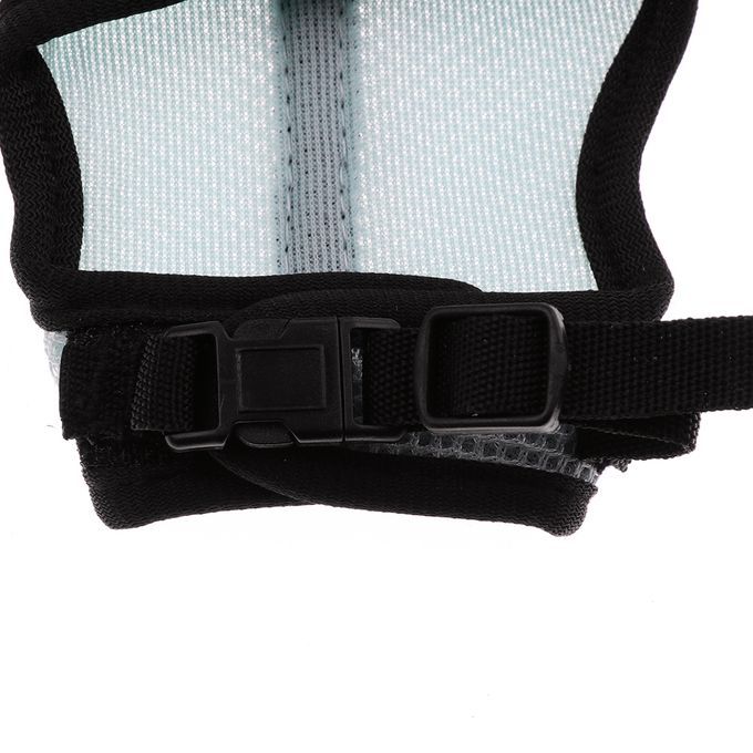 Rabbit Ferret Breathable Mesh Vest Harness Leash Lead Walking Blue S