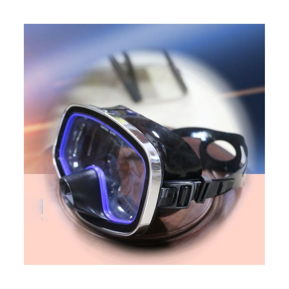 Scuba Diving Mask Adjustable Adult Snorkeling Mask Swimming Glasses