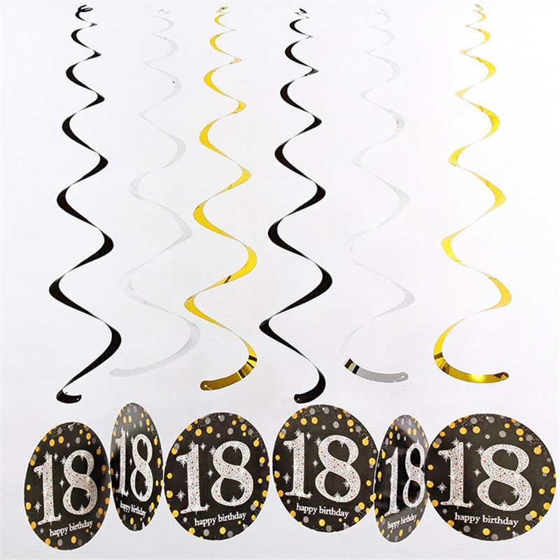 16/18/20/30/40/50 Happy Birthday Party Shoulder Strap Crown Set Rose Gold Letters Party Decoration 18 Years Old Shower Gift 18 Ral Flower