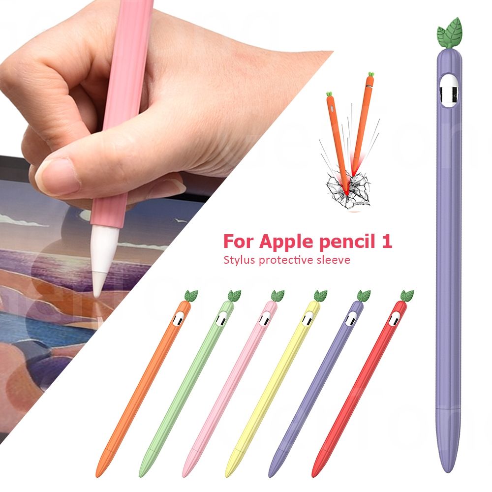 For Apple Pencil 2nd 1st Generation Soft Silicone Case For