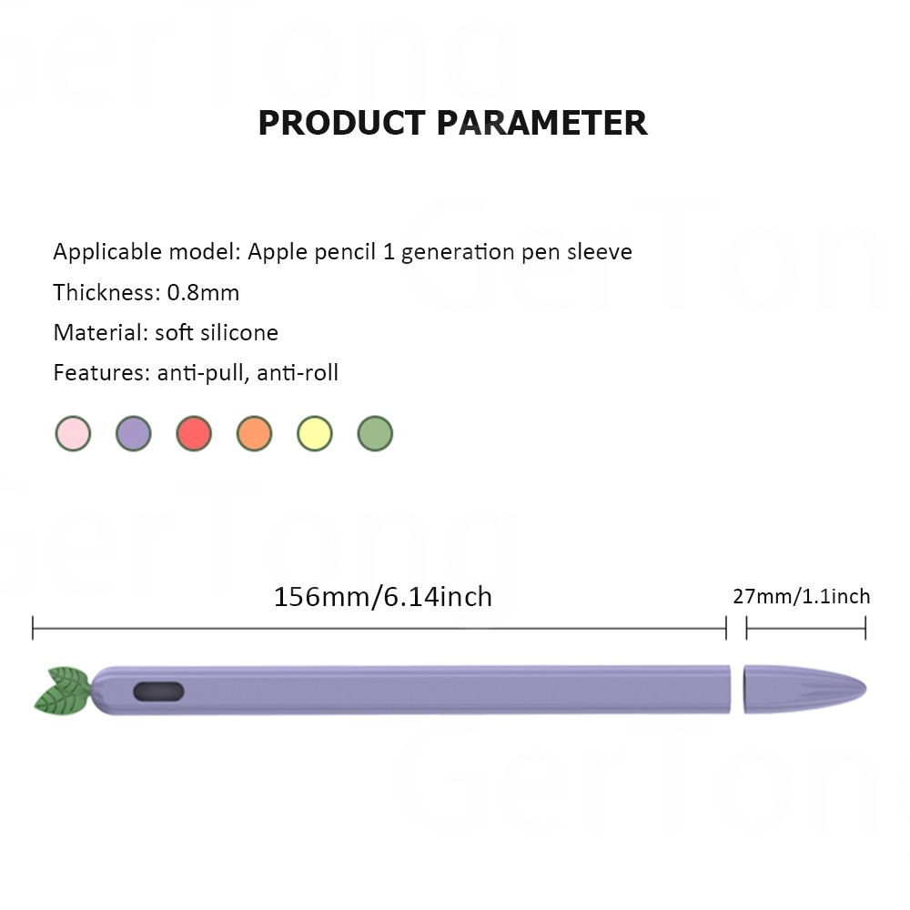 For Apple Pencil 2nd 1st Generation Soft Silicone Case For