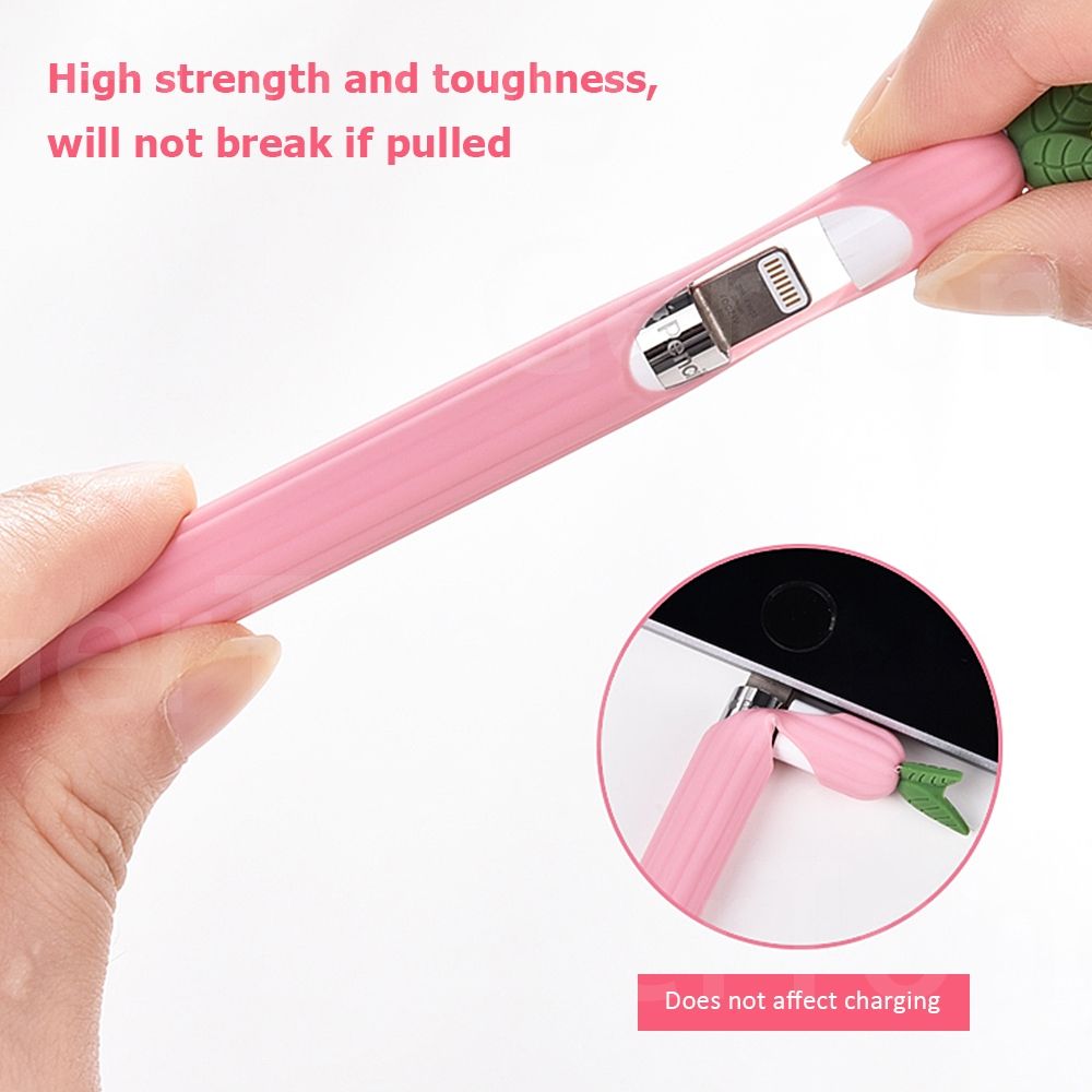 For Apple Pencil 2nd 1st Generation Soft Silicone Case For