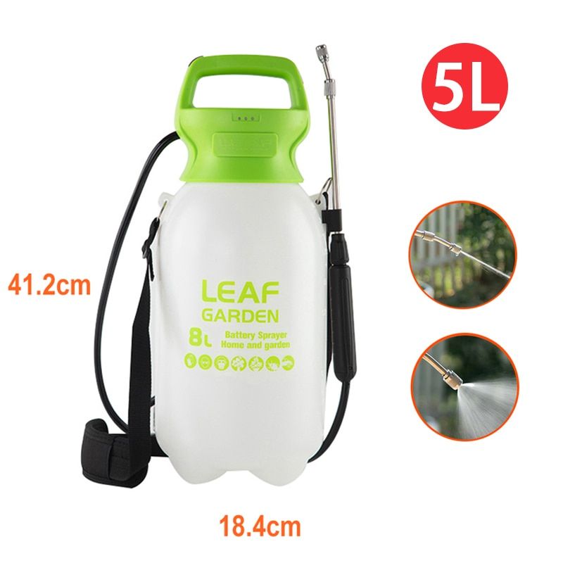 Electric Sprayer 5L/6L/8arden Sprayer Smart Agricultural Pesticide Dispenser Irrigation Sprayer Rechargeable Lithium Battery 5reen