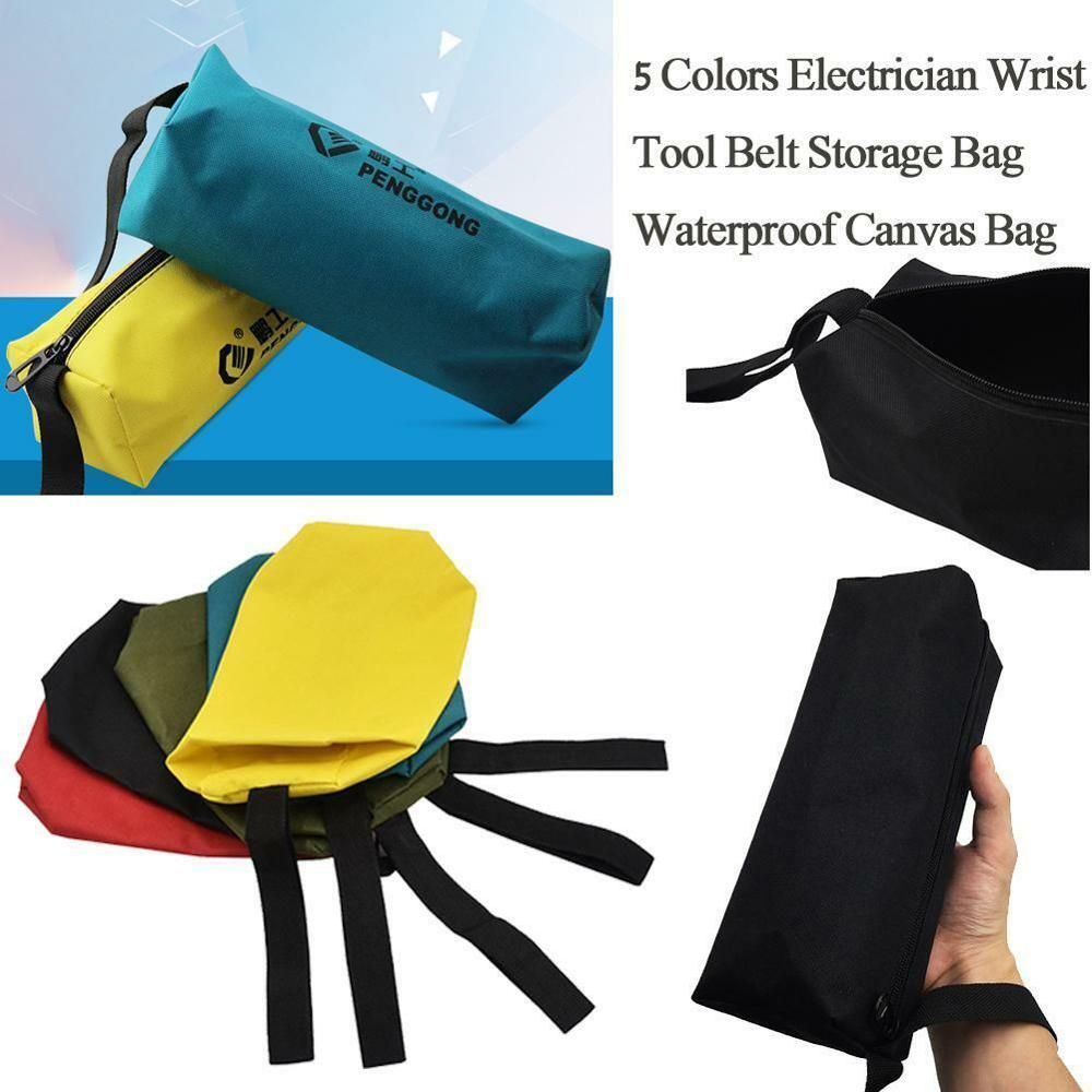 Parts Zipper Pouch Bag Storage Tools Electrician Plumber Small Organizer Hand