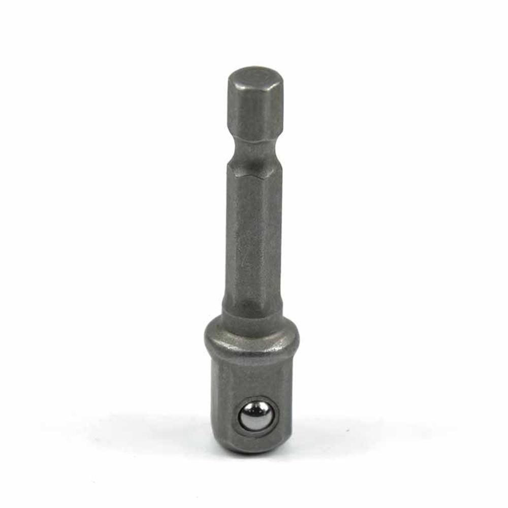 3pcs Chrome Vanadium Steel Socket Adapter Wrench Hex Shank to 1/4" 3/8" 1/2" Extension Drill Bits Bar Hex Bit Set Power Tools