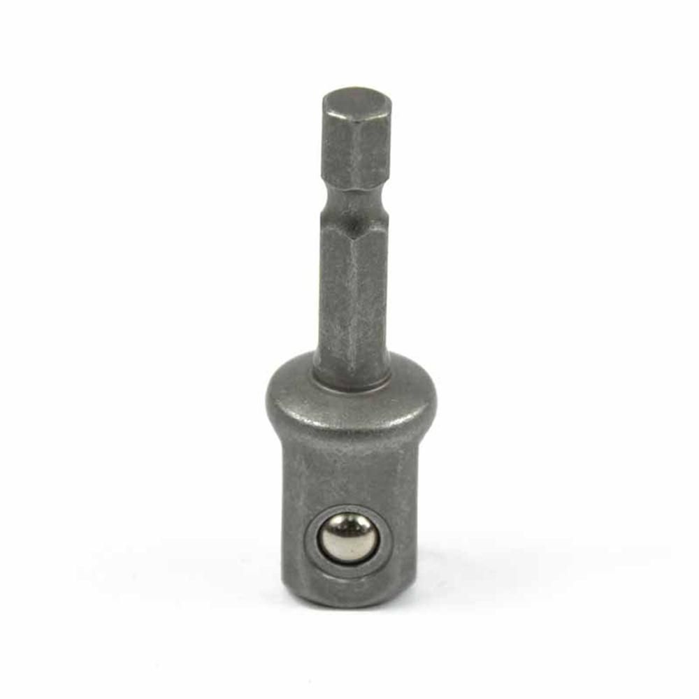 3pcs Chrome Vanadium Steel Socket Adapter Wrench Hex Shank to 1/4" 3/8" 1/2" Extension Drill Bits Bar Hex Bit Set Power Tools