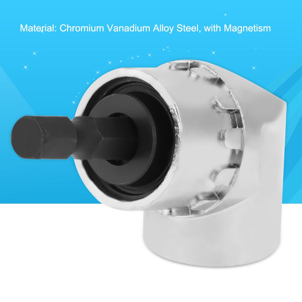 1/4in 105 Degree Angle Hex Extension Drill Bit Adjustable