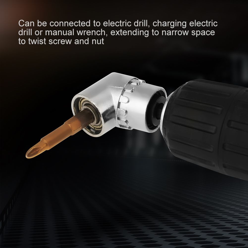 1/4in 105 Degree Angle Hex Extension Drill Bit Adjustable