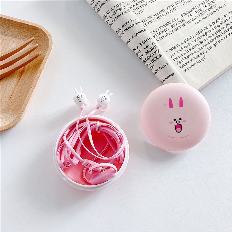 Wired Headset Android Universal Cute Cartoon Headset