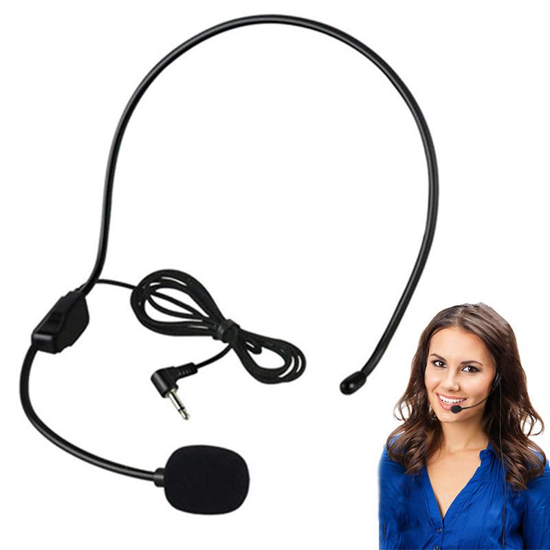 Portable 3.5MM Wired Microphone Headset Studio Conference Gu