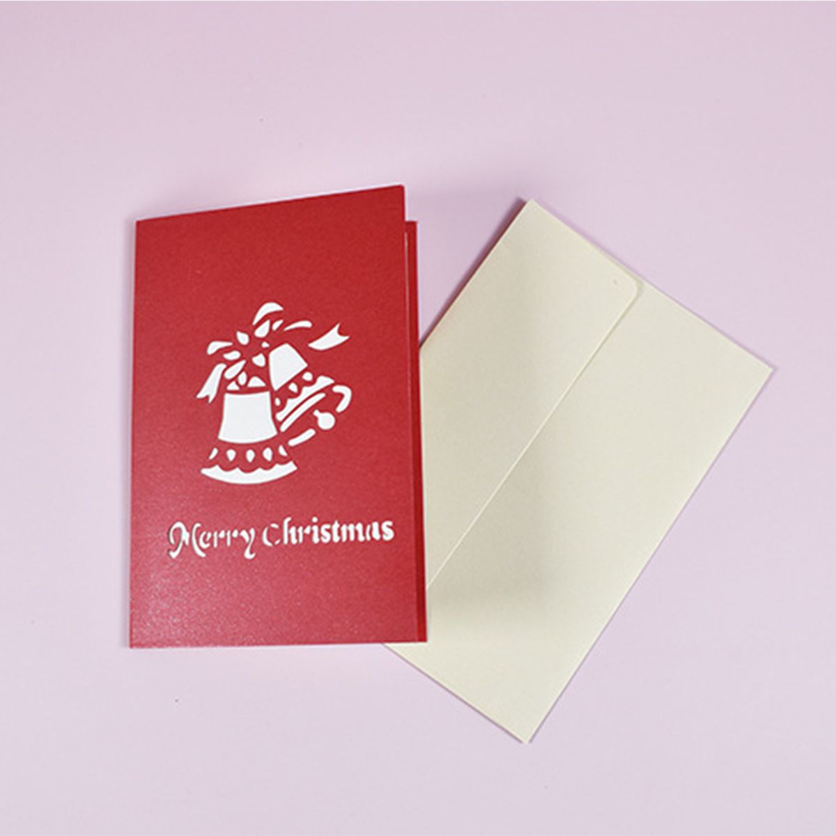 3D Up Christmas Cards Greeting Holiday Cards With Envelope