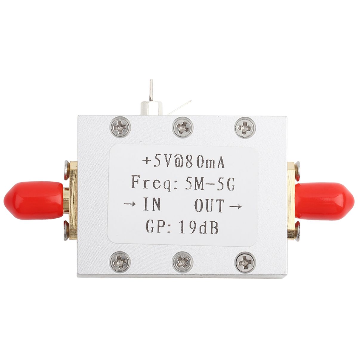 5M-5GHz Wideband  RF Signal Amplifier Gain 19dB@2G