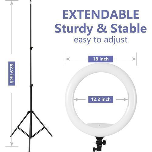 Selfie Ring Light LED 18 Inches LJJ -45CM Ring Light Stand