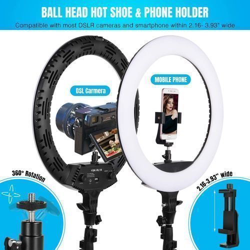 Selfie Ring Light LED 18 Inches LJJ -45CM Ring Light Stand