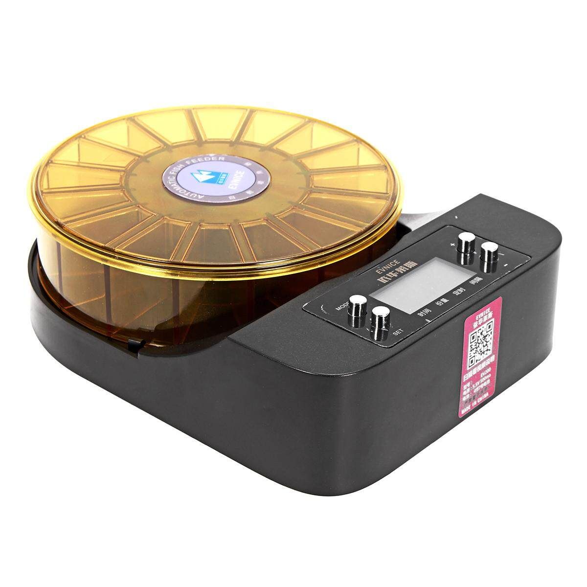 Digital Automatic Aquarium Fish Feeder Food Feeding Electronic
